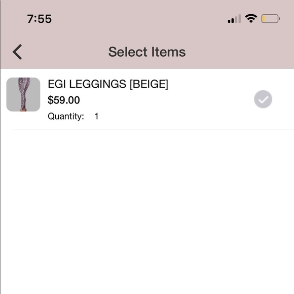 By Egreis leggings - Picture 4 of 4